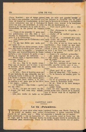 Capítulo LXIV : La tía "Pelambres"