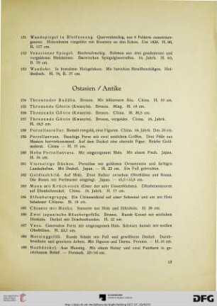 Ostasien / Antike (Nr. 154-174)