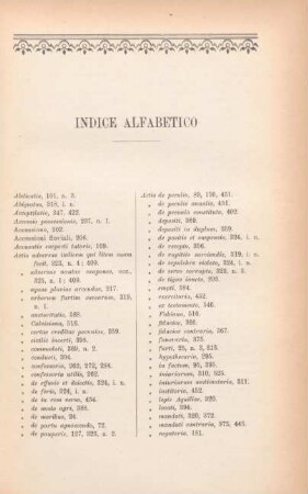 Indice alfabetico