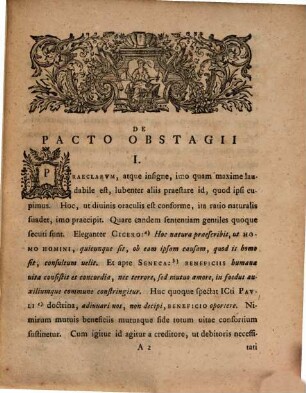 Observationes Quasdam De Pacto Obstagii