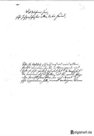 1: Brief von Gottfried Schütze an Johann Wilhelm Ludwig Gleim