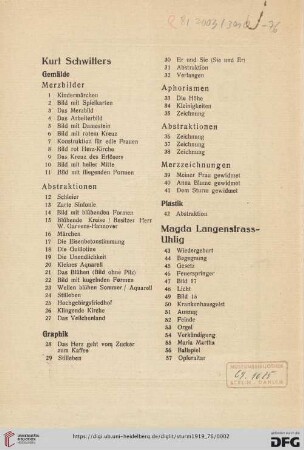Abstraktionen (Nr. 12-27)