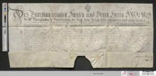 Geburtsbrief von Hans Kuhle