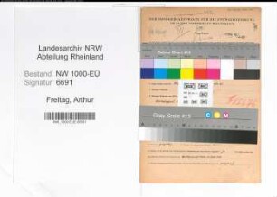 Entnazifizierung Arthur Freitag, geb. 16.06.1901 (Ingenieur)