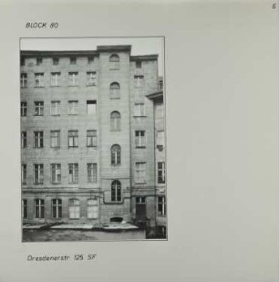 Fotografie: Dresdener Str. 125, um 1981