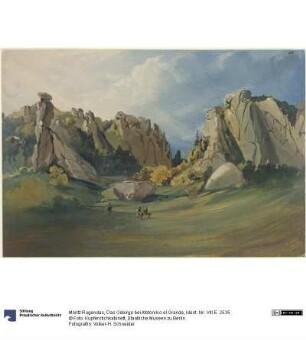 Das Gebirge bei Atotonilco el Grande