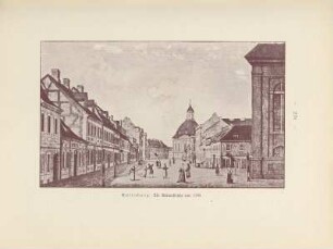 Die Mauerstraße um 1780