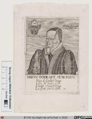 Bildnis Simon Goulart d. Ä.