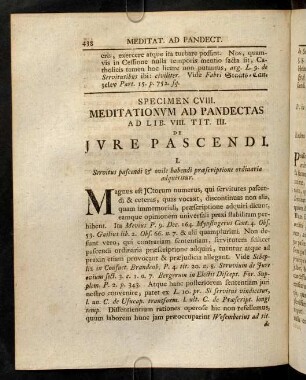 438-449, Sp. 108. De Jure pascendi