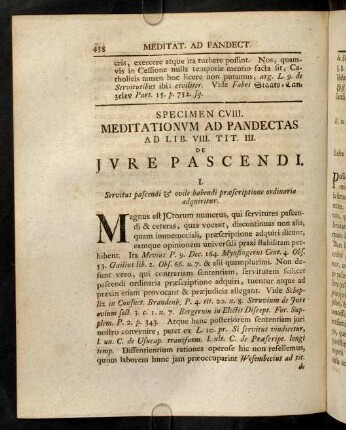 438-449, Sp. 108. De Jure pascendi