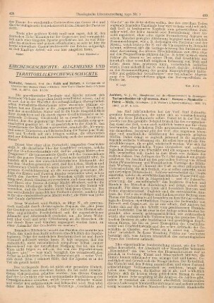 429-430 [Rezension] Niebuhr, Reinhold, Faith and history