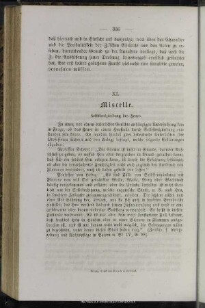 XL. Miscelle. Selbstentzündung des Feuers