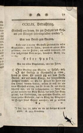 71-80, Erster Punkt; Zweyter Punkt