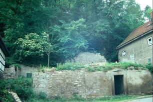 Kellergeschoss eines Abrisshauses