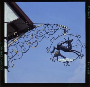 Wirtshausschild "Hirschen"