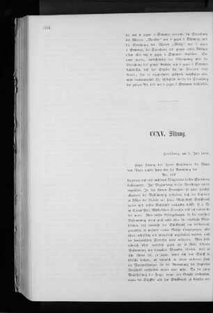 CCXV. Sitzung.