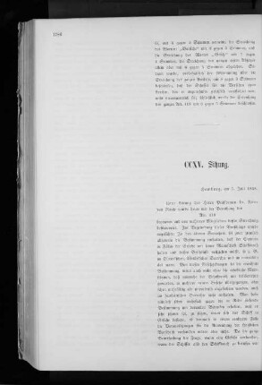 CCXV. Sitzung.
