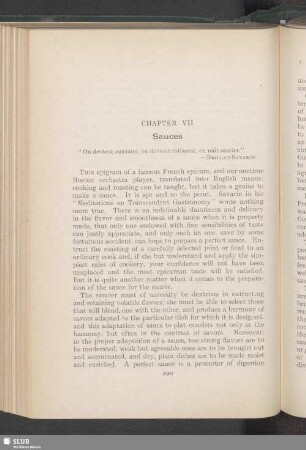 Chapter VII. Sauces