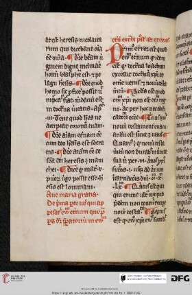 Exzerptsätze aus dem Evangelium aeternum und Zusatztexte