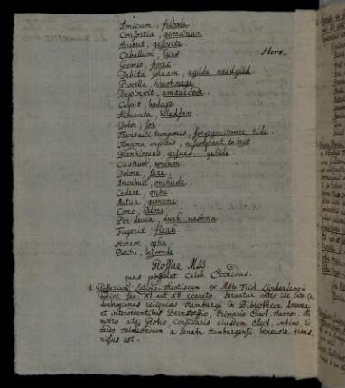 Glossae MSS. quas possidet celeb. Eccardus