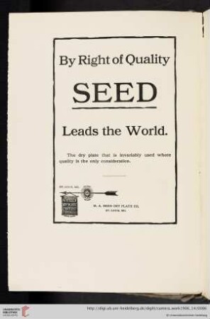 M. A. Seed Dry Plate Co. [Seed Dry Plate]