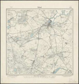 Meßtischblatt 1228 : Röbel, 1911 : Röbel. - Aufn. 1880, hrsg. 1882, einz. Nachtr. 1911. - 1:25000. - [Berlin]: Reichsamt für Landesaufnahme, 1911. - 1 Kt.