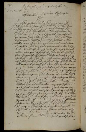Eidesformel für die Kustoden der Universitätsbibliothek.