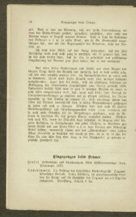 Eingegangen beim Ordner