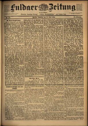 Ausgabe vom Dienstag, den 10. Juni 1902.