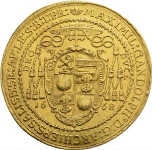 Münze, 8 Dukaten, 1668