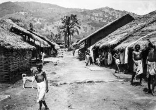Dorfstraße (Deutsche Indien-Expedition 1926/1929 - 2. Odisha)