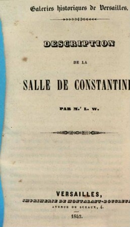 Description de la salle de Constantine