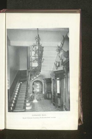 Entrance Hall : Royal Colonial Institute, Northumberland Avenue.