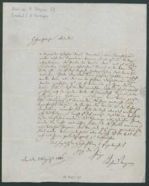 Brief an Henriette Kriete : 05.08.1846