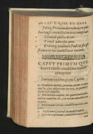 Caput Primum Quibus ex causis condictio incerti competat.