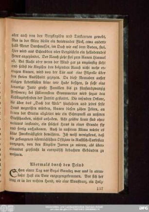 Abermals durch den Feind