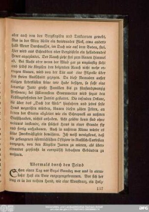 Abermals durch den Feind