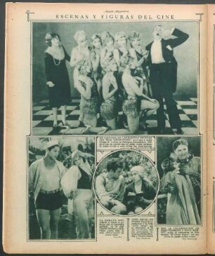 Escenas y figuras del cine [Fotografías]