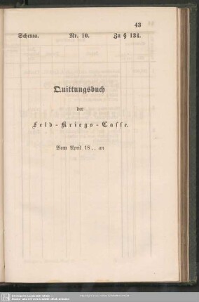 Schema Nr. 10. Zu § 134.