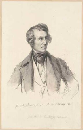 Bildnis Devrient, Eduard (1801-1877), Schauspieler, Regisseur, Schriftsteller, Intendant