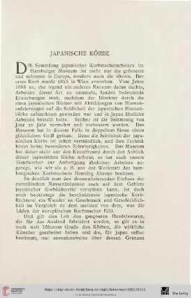 Japanische Körbe