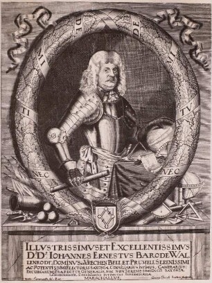 Bildnis des Sächsisch-lausenburgischen Ministers General Johann Ernst von Wallenrodt
