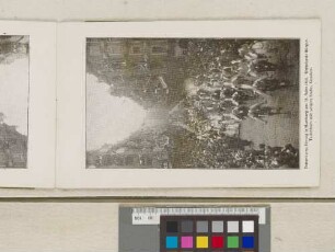 Tettenbrons Einzug in Hamburg am 18. März 1813. Einholende Bürger, Tettenborn mit seinem Stabe, Kosaken.