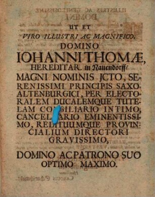 De praesenti Imperii periodo