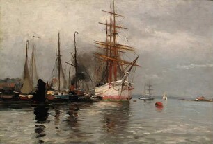 Segelschiff im Flensburger Hafen
