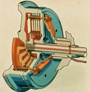 Schemazeichnung: Traktor, Kupplung