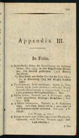 Appendix III.