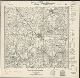 Meßtischblatt 2121 : Baudach, 1929 : Baudach. - Hrsg. 1896, bericht. 1925, einz. Nachtr. 1929. - 1:25000. - [Berlin]: Reichsamt für Landesaufnahme, 1929. - 1 Kt.