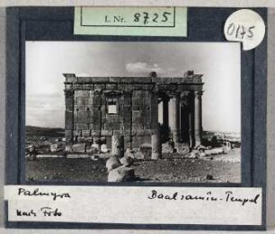 Palmyra: Baalschamin-Tempel