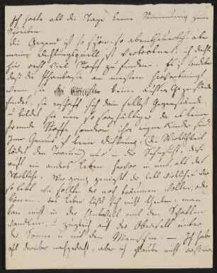Brief von Karoline von Günderrode an Claudine Piautaz, wohl 1801-1803